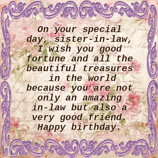 Happy Birthday Greetings Sister In Law Happy Birthday Greetings Sister In Law