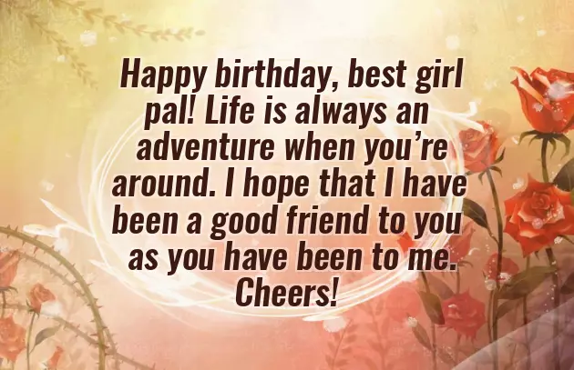 Happy Birthday To Your Female Friend