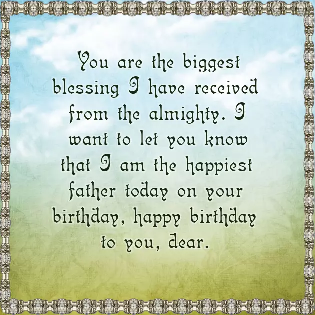 Birthday Thoughts For Daughter