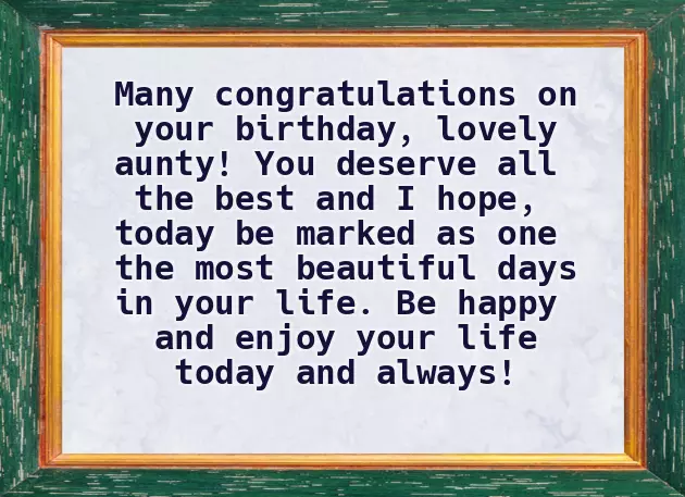 Wishes For Aunty Wishes For Aunty