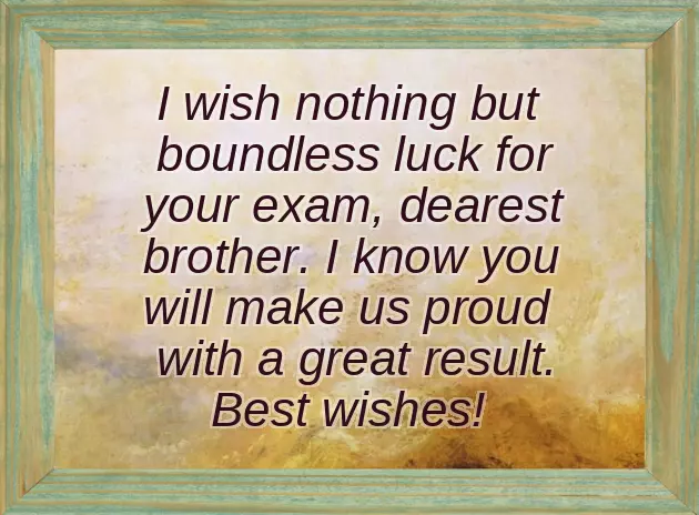 Best Wishes For Good Result In Exam