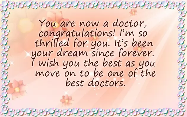 Congratulations Message On Becoming A Medical Doctor Congratulations Message On Becoming A Medical Doctor