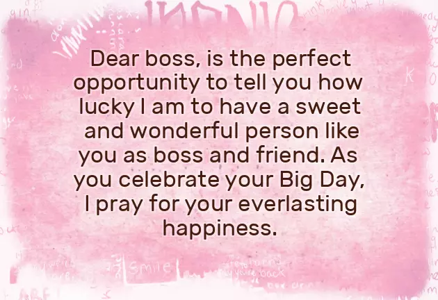 Birthday Text To A Boss