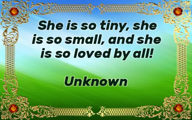 Wishes For The New Baby Girl