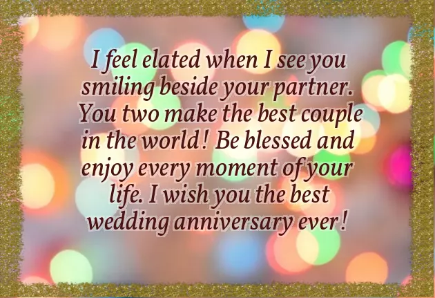 1St Wedding Anniversary Wishes For Sister And Brother In Law