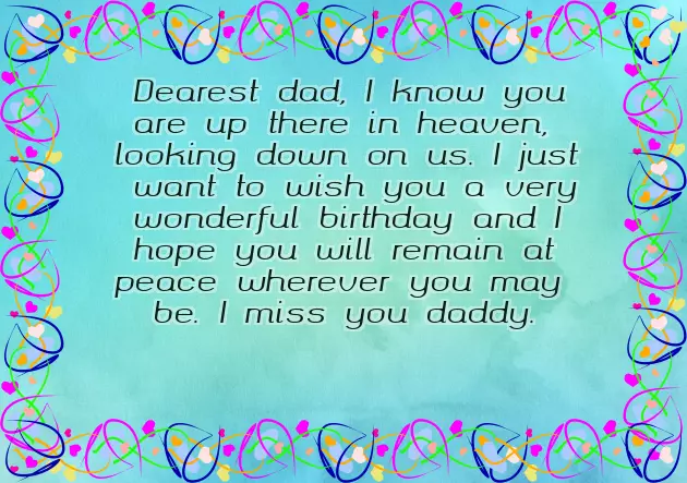 Happy Birthday To Late Father Happy Birthday To Late Father