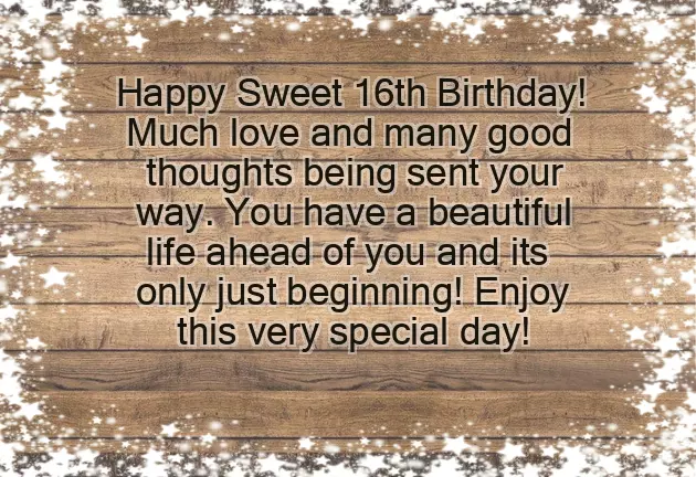 Happy 16Th Birthday Wishes