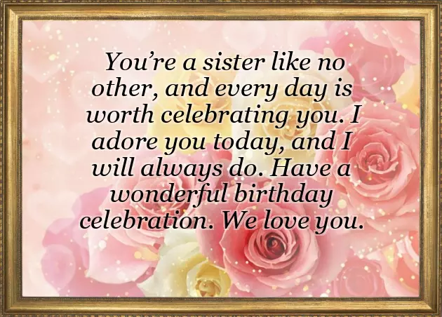 Wishes To My Sister On Her Birthday Wishes To My Sister On Her Birthday