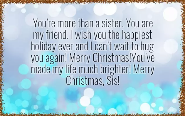 Merry Christmas Sister Quotes Merry Christmas Sister Quotes