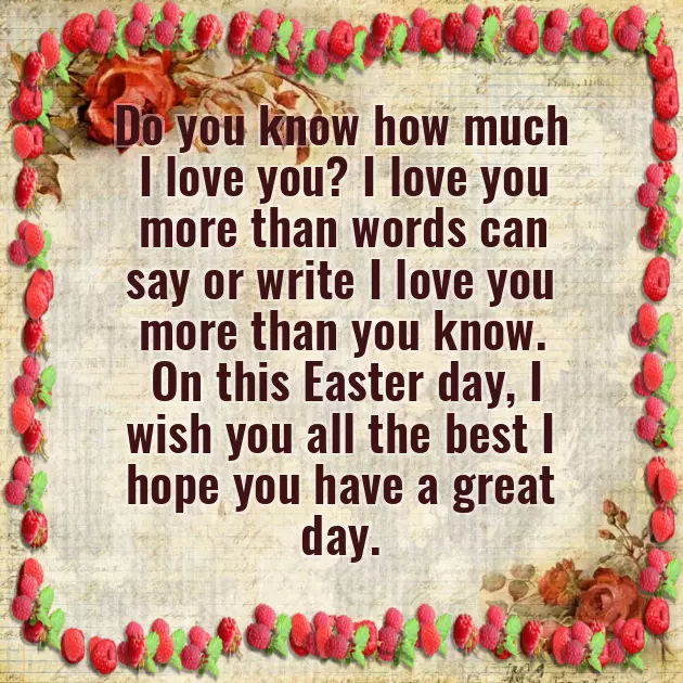 Easter Message For Her Easter Message For Her