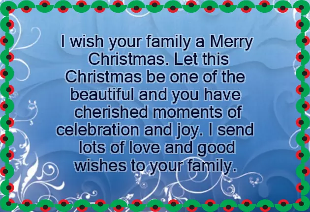 Wishing You And Yours A Very Merry Christmas