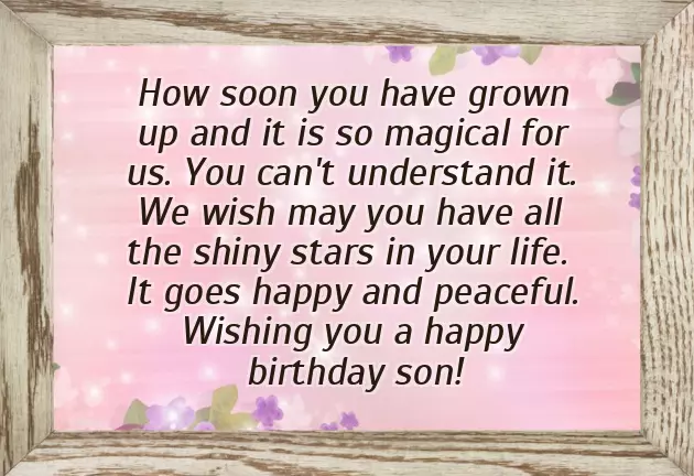 Birthday Wishes For Son From Mother Birthday Wishes For Son From Mother