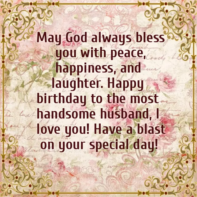 Happy Birthday Wishes To My Hubby