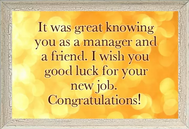 I Wish You Best Of Luck In Your New Job I Wish You Best Of Luck In Your New Job