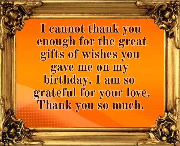 Status Of Thanks For Birthday Wishes