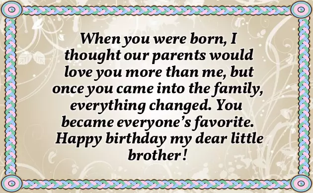 Quotes For Brother On His Birthday