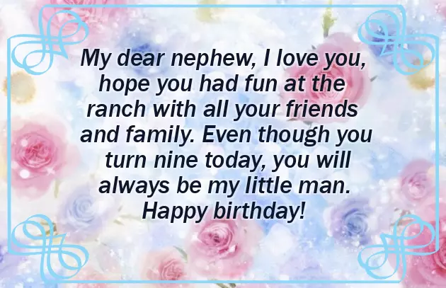 Nephew Birthday Wishes Lines Nephew Birthday Wishes Lines