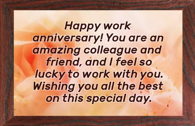 Anniversary Wishes To Colleague Anniversary Wishes To Colleague