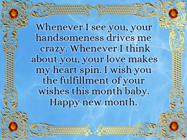 New Month Love Sms New Month Love Sms