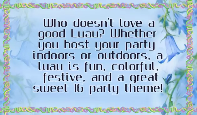 Sweet 16 Themes Sweet 16 Themes