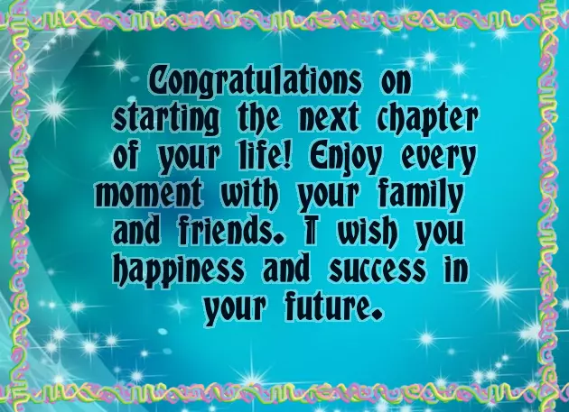 Congratulations On Your New Chapter In Life Congratulations On Your New Chapter In Life