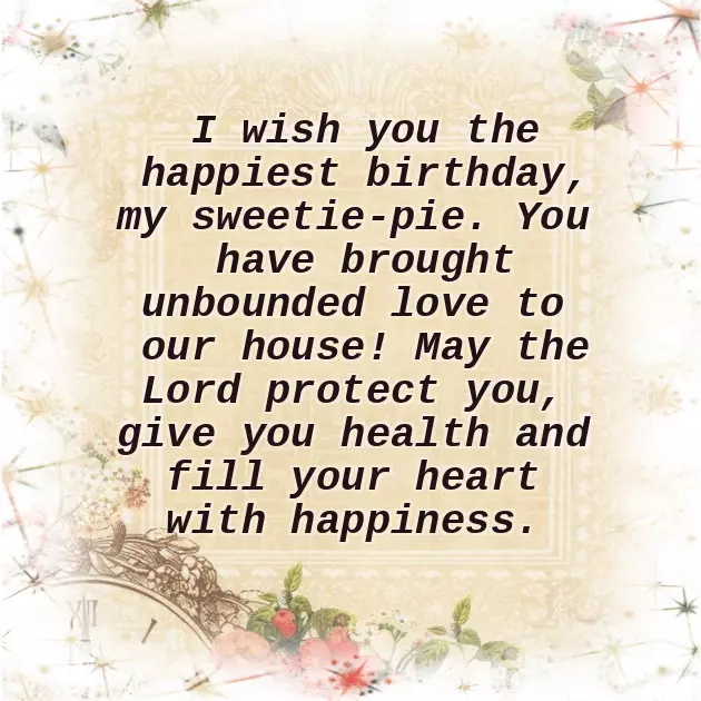 Happy Birthday Wishes Girl Baby