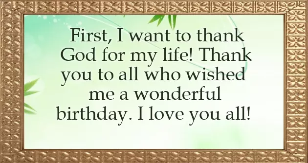 Thank You Everybody For The Birthday Wishes Thank You Everybody For The Birthday Wishes