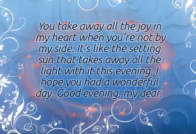 Good Evening Text Good Evening Text