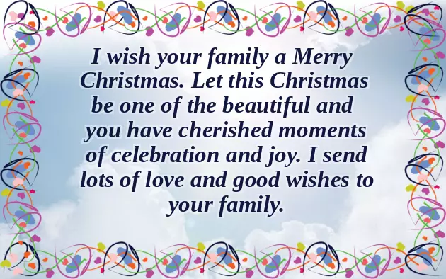 Merry Christmas Messages To Family Merry Christmas Messages To Family
