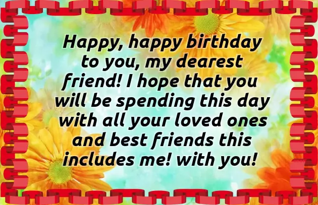 Female Best Friend Birthday Wishes