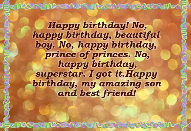 Free Birthday Poems For Son