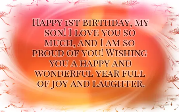 Birthday Wishes For My One Year Old Son Birthday Wishes For My One Year Old Son