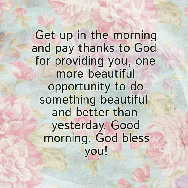 Good Morning Saturday God