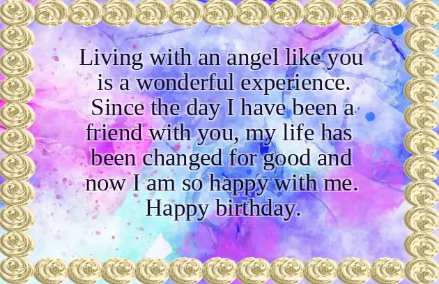 Birthday Wishes From Male To Female Friend