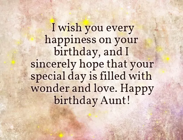 Birthday Wishes To An Aunt Funny