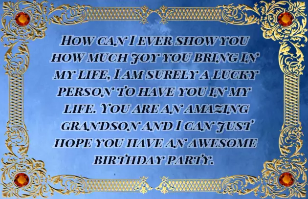 Happy Birthday My Dear Grandson Happy Birthday My Dear Grandson
