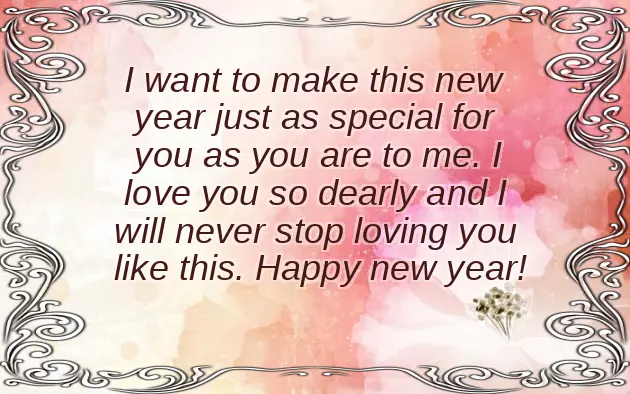 Happy New Year Wishes For Crush