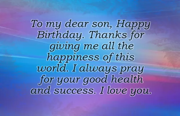 Birthday Wishes For Adult Son