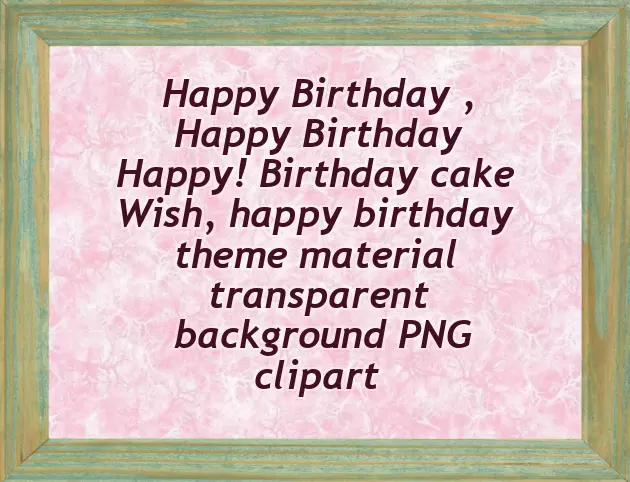 Clipart Birthday Wishes