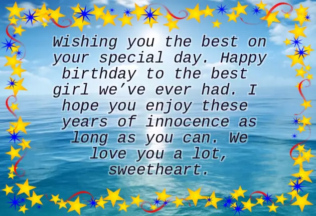 Birthday Wish For Cute Little Girl Birthday Wish For Cute Little Girl