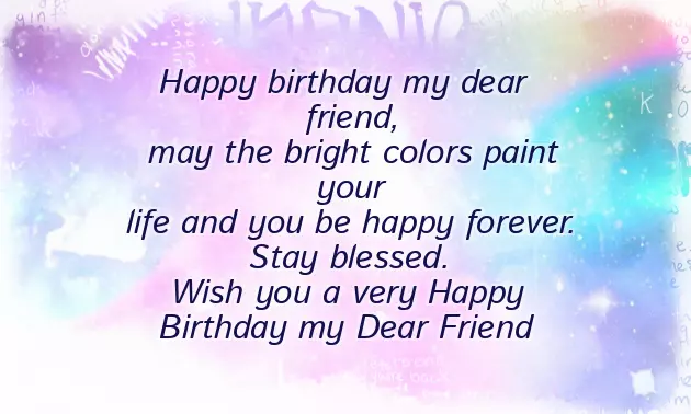 Dosti Birthday Wishes