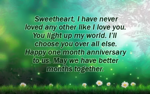 Happy One Month Anniversary Wishes Happy One Month Anniversary Wishes