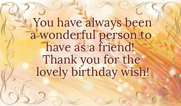 Thank You Note To Friends For Birthday Wishes