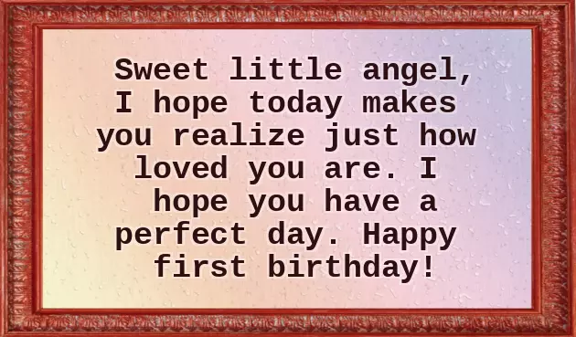 Birthday Wishes 1 Year Baby Girl Birthday Wishes 1 Year Baby Girl