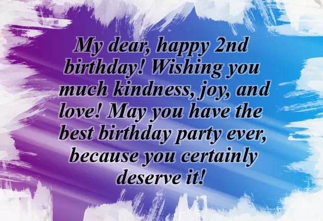 Birthday Wishes For 2 Years Old Boy Birthday Wishes For 2 Years Old Boy