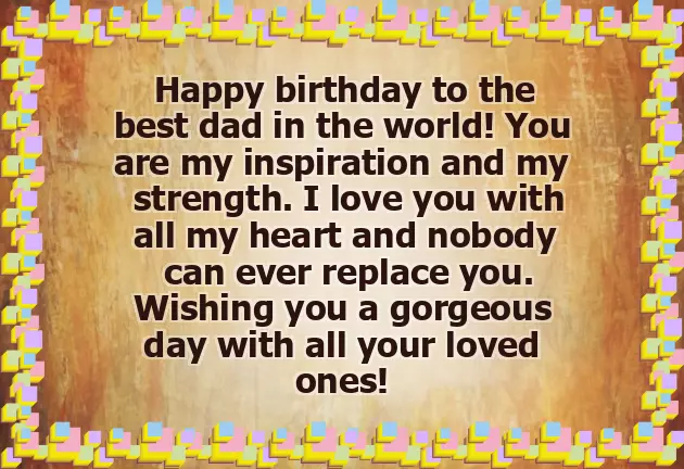 Happy Birthday Papa We Love You