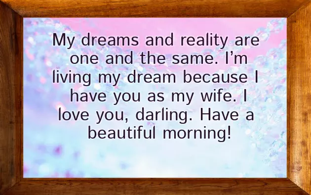 Beautiful Good Morning Message For My Wife Beautiful Good Morning Message For My Wife