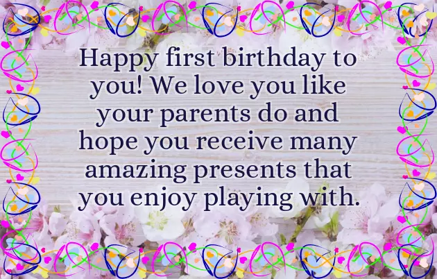 1St Birthday Girl Baby Wishes 1St Birthday Girl Baby Wishes