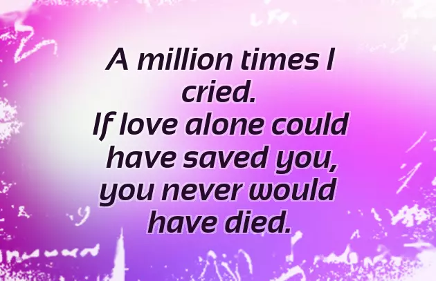 Memorial Verses For Son