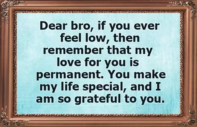 Brother Wishes Sister